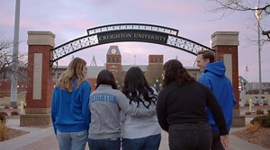 Each Bluejay comes to campus with a unique story. The Creighton experience is a shared journey that brings together students, faculty, staff, alumni and friends into a tightly knit and supportive community. Here, students don't just attend classes – they discover their own light and learn to share it with the world. It's a place where personal stories converge, creating a vibrant and dynamic atmosphere that fuels growth and transformation. | Creighton University