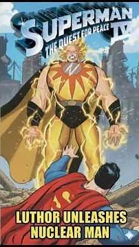 Nuclear Man Is Born - Luthor’s Deadly Plan | Superman IV #superman