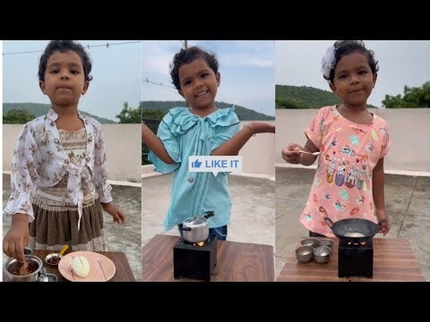 5 different evening snacks/ Real miniature cooking #kidscooking #miniature #snacks #viral #kidsvideo