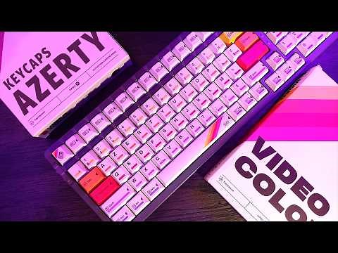 J'ai découvert les MEILLEURS KEYCAPS AZERTY pour mon clavier !