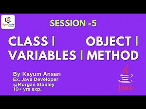 🎯 Java Session 5: Class | Object | Variables | Method Explained with Real-Life Example