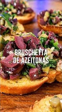 OLIVE AND CAPER BRUSCHETTA | different and very easy