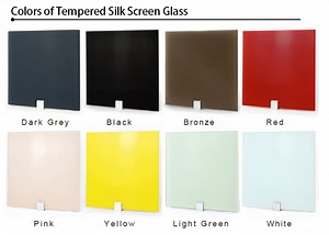 [Hot Item] Wholesale Colored Silk Screen Printing Construction Tempered Building Glass Switch Panel Glass Basketball Backboard