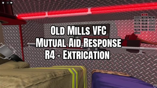 Single Rescue with 9👀 #oldmillvfc #roblox #firefighter #rofire #firedepartment