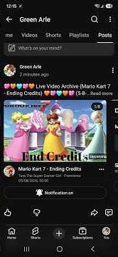 Live Video Archive (Mario Kart 7 - Ending Credits) (By TTSG 💚) (5-8-2026)