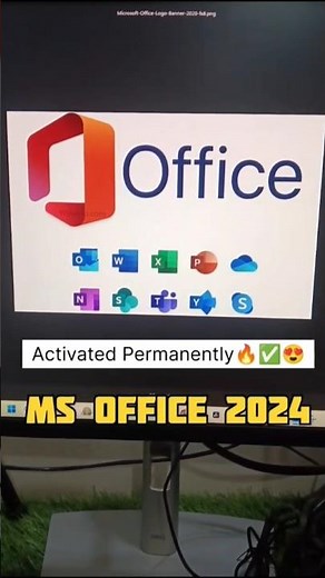 Activated Crack MS Office 2024 Permanently 🔥✅#tips #computertricks #hacks #tech #techusa #technology