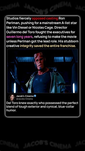Guillermo del Toro fought 7 years for this Hellboy casting 🔥 #shorts