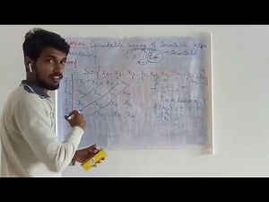 Countable union of countable sets - Lec 11 - Real Analysis