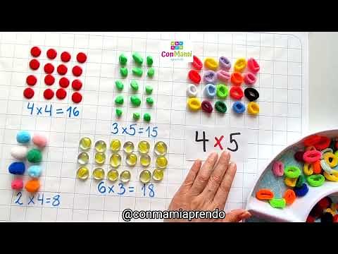3 Actividades para multiplicar de manera divertida con filas y columnas