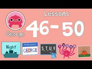 Endless Learning Academy George’s Lesson Plan Walkthrough (Preschool) Lessons 46-50