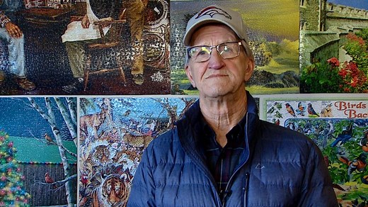 50 puzzles piece together pandemic-inspired garage display, and he's not done yet