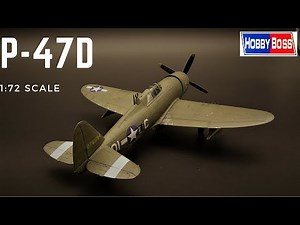 Hobby Boss P-47D 'Razorback' 1:72 scale
