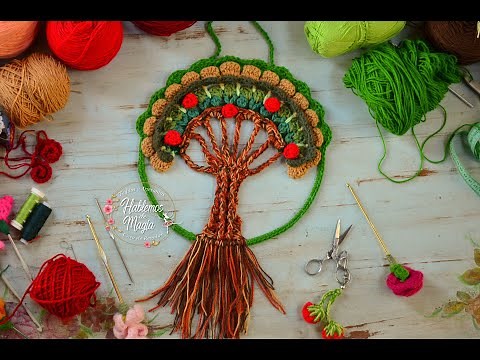 Árbol de la vida en crochet (paso a paso)