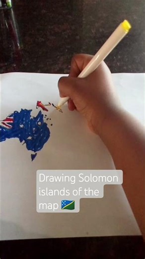 drawing Solomon islands in my map