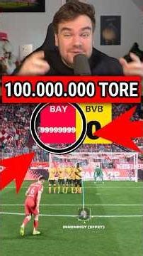 Was passiert, wenn man 100.000.000 Tore in EINEM Spiel schießt?! 😳⚽
