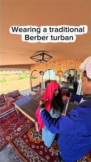 My Sahara Look ✨ Berber Turban, Also Called Tagelmust