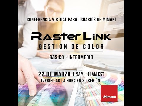 RASTERLINK: Gestion de color
