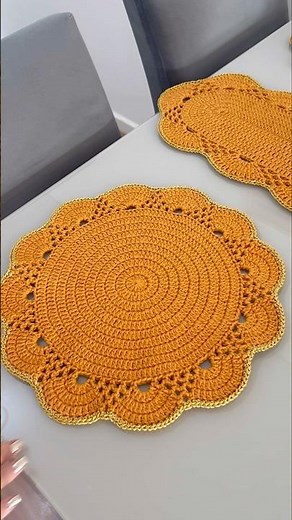 Sousplat de crochê PERFEITO 😍