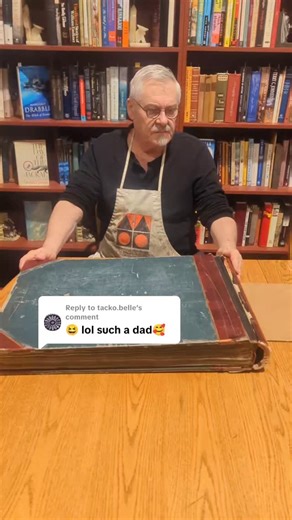 1K views · 61 reactions | The giant book is officially rebound!! Dad worked so hard on this project. The books weight and size meant a lot of out of the box thinking and creative solutions but he did it and we're so excited to show the folks at the Alberta Archives their new old book  #bookbinder #bookbindersofinstagram #bookbinding #bookrepair #oldbooks #bigbook | Bailey Books | Facebook