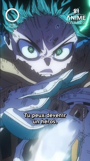 Nommé pour Anime de l'Année | My Hero Academia