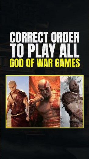 Correct Order to Play God of War Games