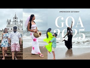 🌊 Goa Tour Vlog 2025 | South & North Goa Beaches, Nightlife & Couple Travel Guide 💑