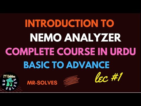 1. Learn Nemo Analyzer From Scratch In Urdu - Your Ultimate Guide || Nemo Analyzer Complete Course