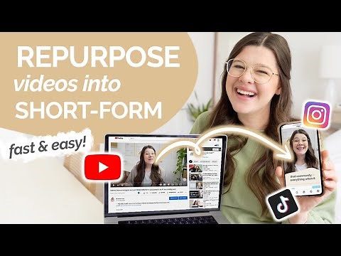 How to Repurpose Long-form Videos Into Short-form Videos (Reels, Tik Toks, & More) Using Descript