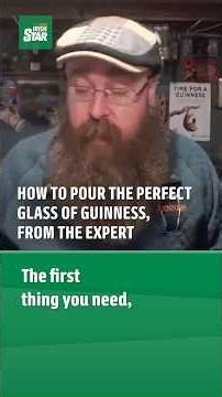 Guiness Tell us How to Pour the Perfect Draught #stpatricksday #ireland #irish #guinness