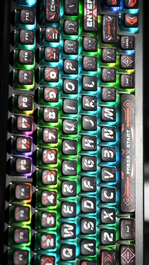 ✨ The M75HE features RGB surround lighting effects with fully customizable lighting options.