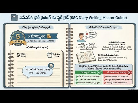 Diary Writing Tips | Class 6–10 ఇంగ్లీష్