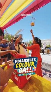 HIMANSHU’S colour call game | Most fun wedding game idea for pool party / Haldi / destination