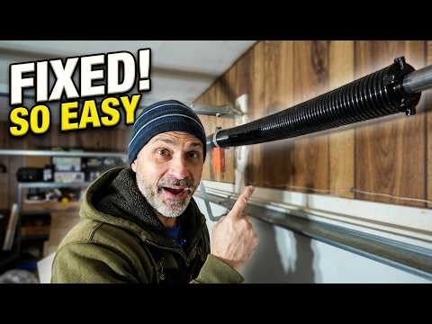 DIY Garage Door Spring Replacement Without the Expensive Service Call