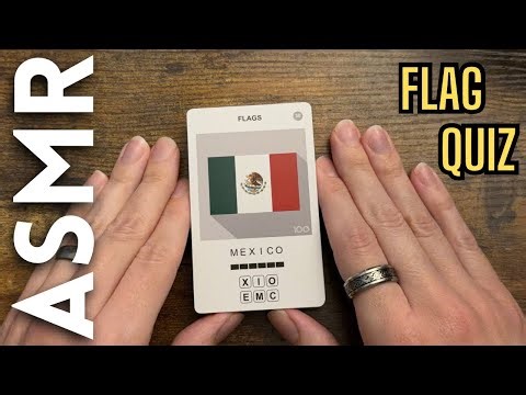 ASMR Flag Quiz with facts