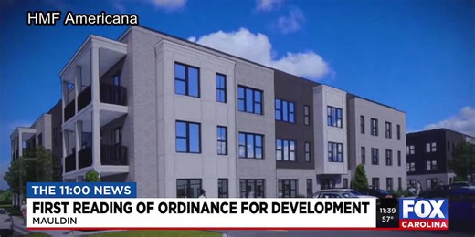 Mauldin city council reviews first reading of rezoning plan for new developments