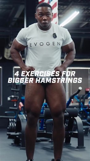 4 Exercises To Grow Your Hamstrings 💪 By covering a range of isolation/machine work with bigger compound movements, you’ll make sure to maximize leg development & build some hanging hammies! #nutritionmonsters #evogen #evogennutrition #gym #gymtips