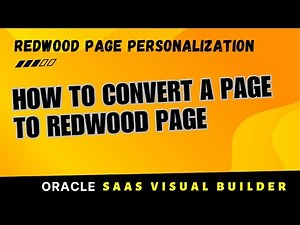 Convert any faces page to Redwood page in Oracle Fusion, enable Add absence redwood page in Fusion