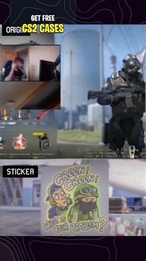 What's your problem green CS2 Sticker History #shorts