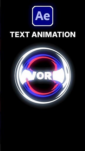 After Effects Neon Circle Text Animation | Step by Step Tutorial