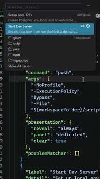 💾 Save time with VS Code Tasks #vscode #vscodetips