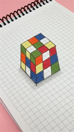 How to Draw Rubik’s Cube