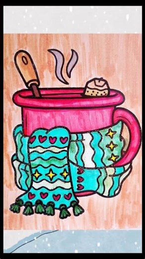 ☕❤️💚🎄🌌✨🖌️🎀🎨#art #christmas #merrychristmas #coloring #coloringadventure