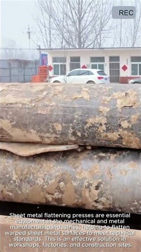 Metal Sheet Flattening Machine | Fast & Precise