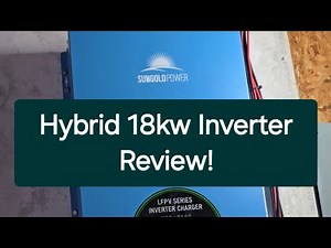 Sungold Power Inverter Review, 18kw Hybrid Solar Inverter.