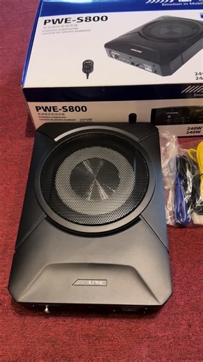 Alpine PWE-S800 Underseat Subwoofer Overview