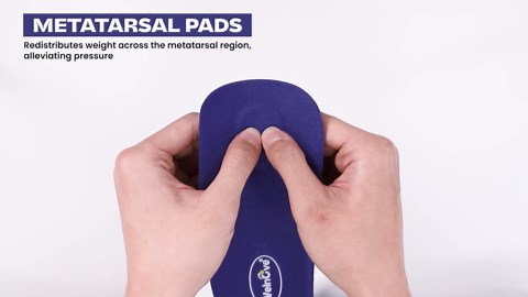 Semi-Rigid Arch Support Inserts for Men Women - Welnove Work Boot Insole for Walking or Standing All Days,3/4 Length Heel Pain Relief Insert for Flat Feet,Shoe Insoles for Women 6-10