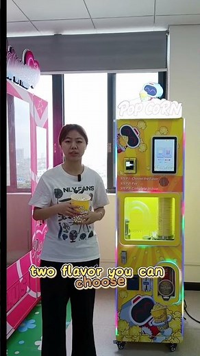 Fully automatic popcorn machine 🔥One click bucket removal, clean and hygienic