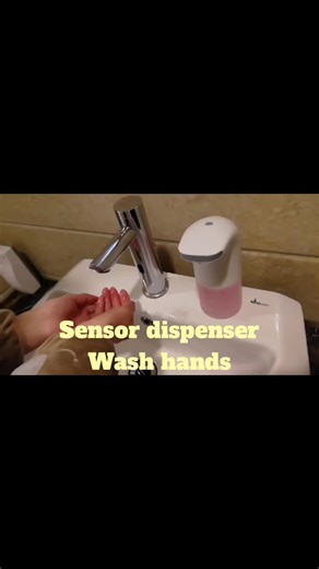 Selina in sensor sanitary on TikTok