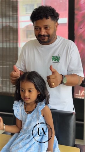 U&V UNISEX SALON | Snip, smile, and sparkle — because every little princess deserves the cutest hairstyle! 👧💕 Adorable looks, happy vibes, and lots of giggles... | Instagram
