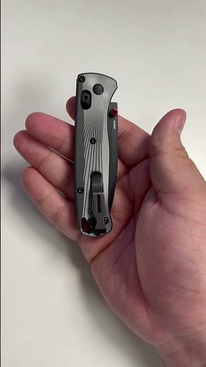 Benchmade Bugout 535BK-4 - M390 Black Cerakote Blade, Gray Aluminum Handles